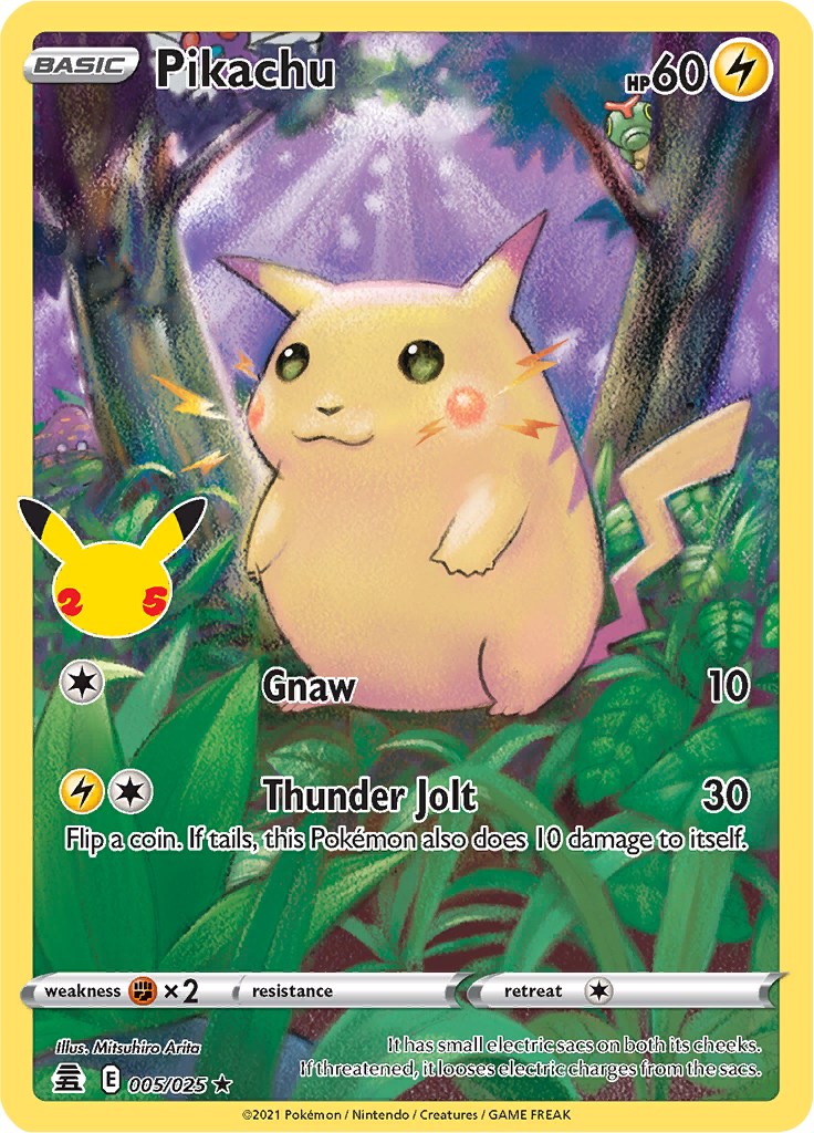 Pikachu - 005/025 - (Celebrations)