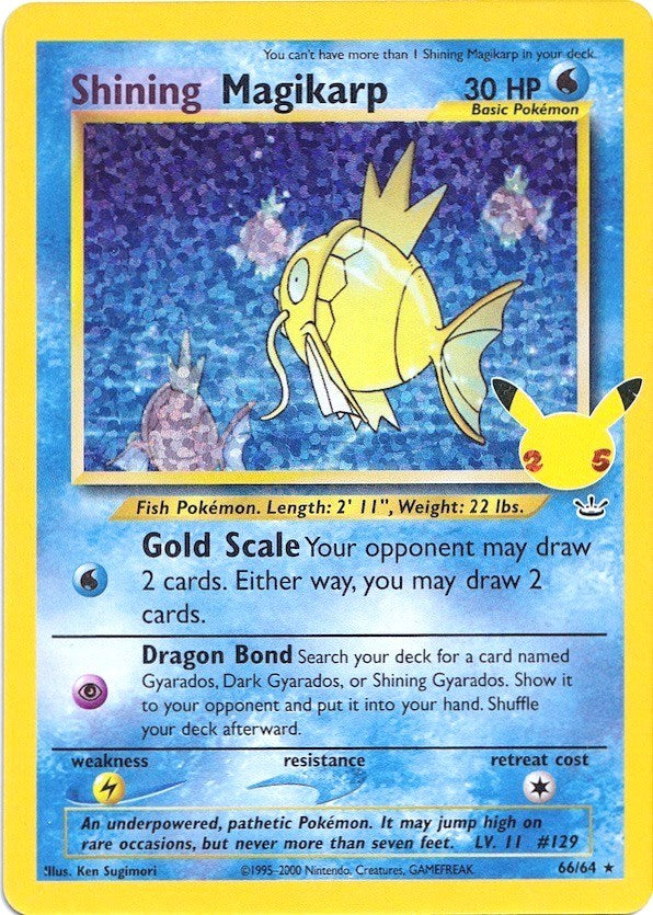 Shining Magikarp - 66/64 - (Celebrations: Classic Collection)