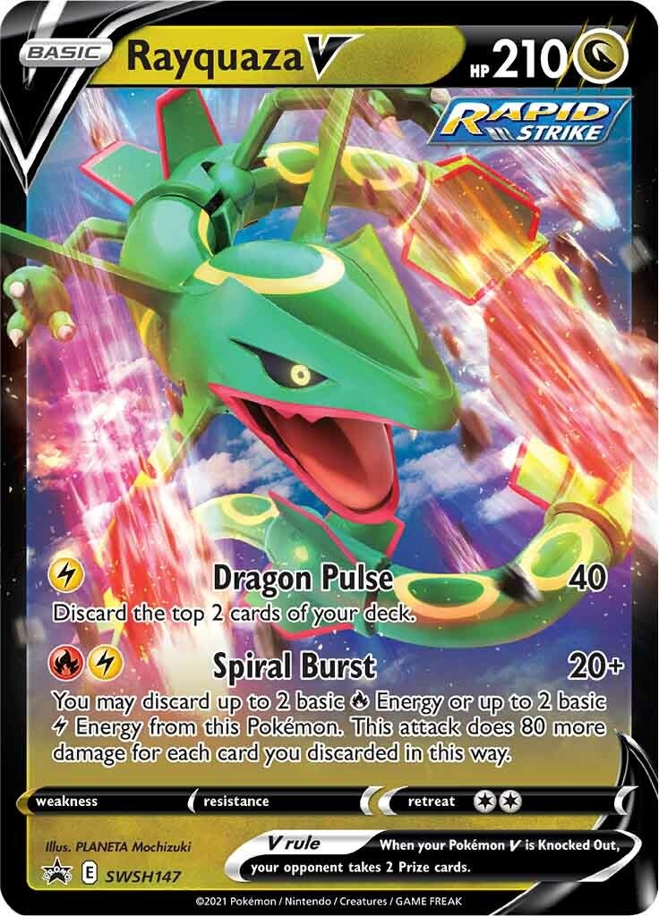 Rayquaza V - SWSH147 - SWSH147 - (SWSH: Sword & Shield Promo Cards)
