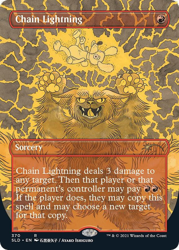 Chain Lightning (SLD-370) - Secret Lair Drop (Borderless)