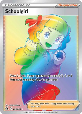Schoolgirl (Secret) (277/264) - SWSH08 Fusion Strike Holofoil