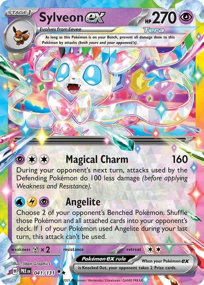 Sylveon ex - 041/131 - SV: Prismatic Evolutions
