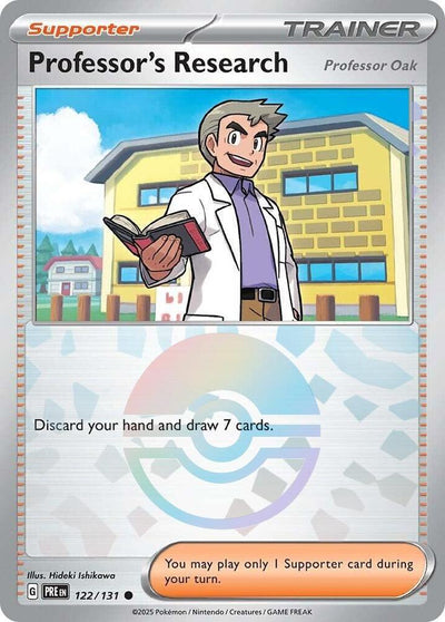 Professor's Research [Professor Oak] (Poke Ball Pattern) - SV: Prismatic Evolutions