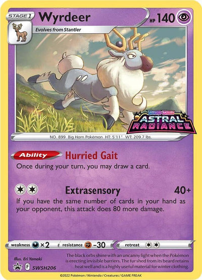Wyrdeer - SWSH206 - SWSH: Sword & Shield Promo Cards