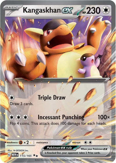 Kangaskhan ex - 115/165 - SV: Scarlet & Violet 151