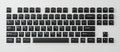 GMK CYL White on Black Cherry Profile Double Shot ABS Keycaps