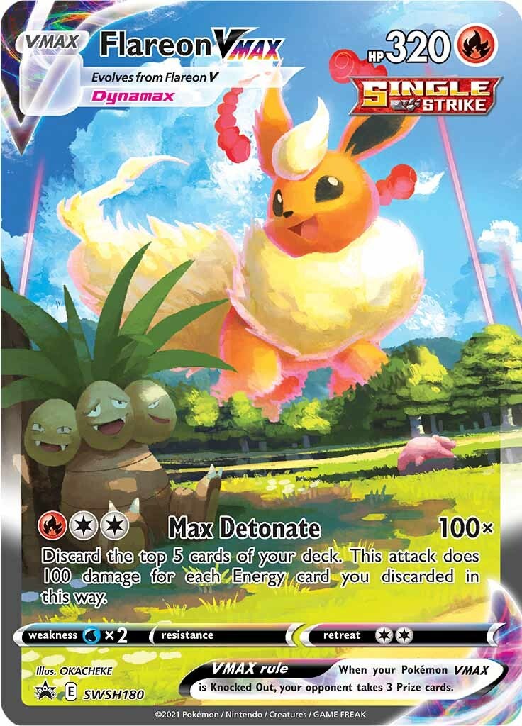 Flareon VMAX - SWSH180 - SWSH180 - (SWSH: Sword & Shield Promo Cards)
