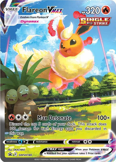 Flareon VMAX - SWSH180 - SWSH180 - (SWSH: Sword & Shield Promo Cards)