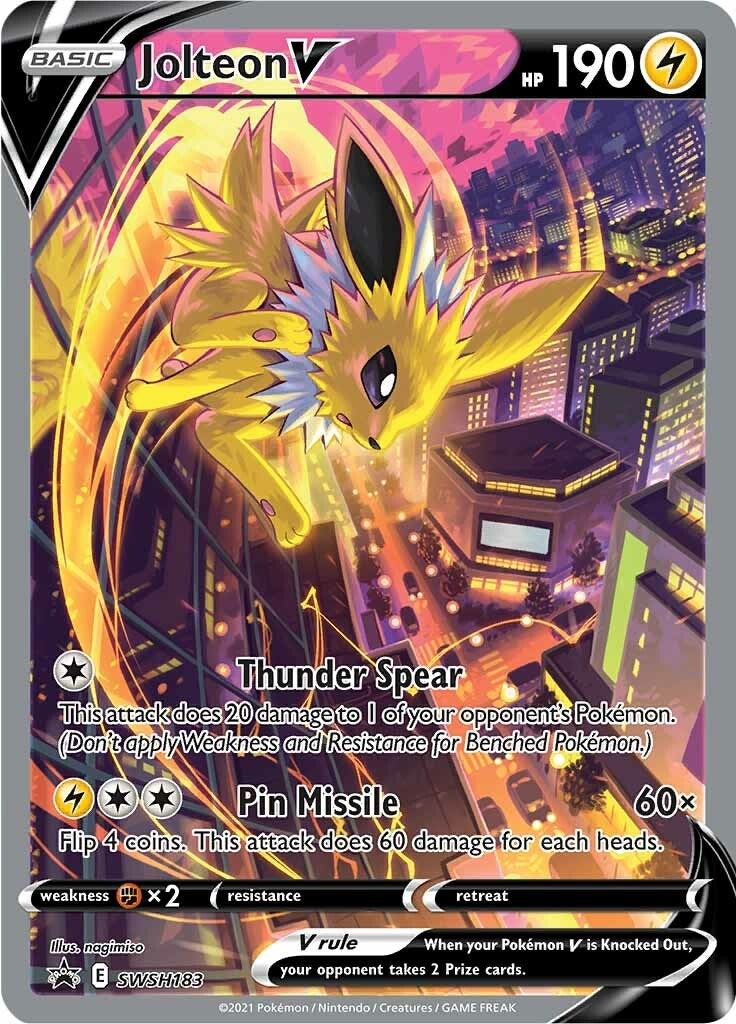 Jolteon V - SWSH183 - SWSH183 - (SWSH: Sword & Shield Promo Cards)