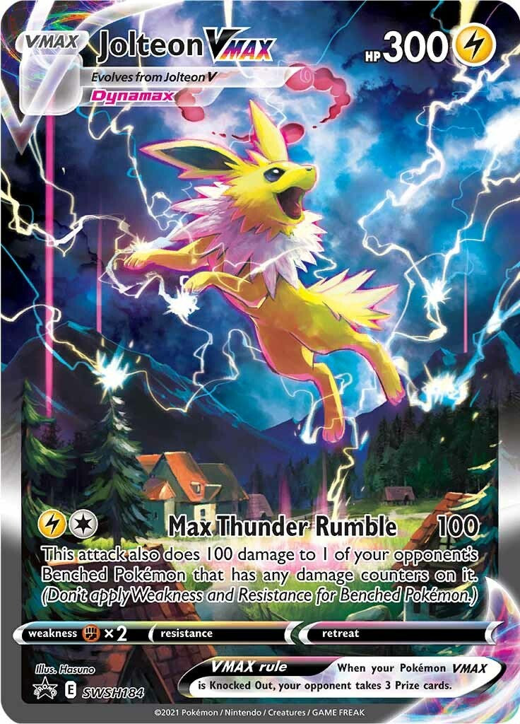 Jolteon VMAX - SWSH184 - SWSH184 - (SWSH: Sword & Shield Promo Cards)