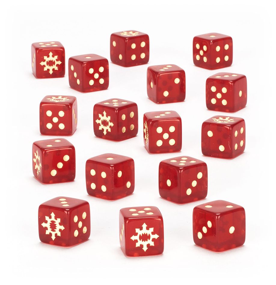 Warhammer 40000 World Eaters Dice