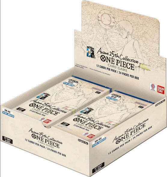 One Piece TCG Anime 25th Collection (EB-02) Extra Booster Display