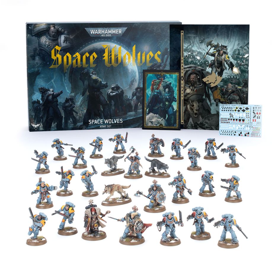 Warhammer 40000 Space Wolves Army Set