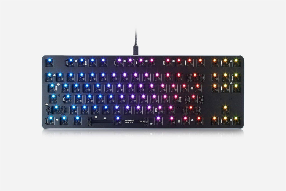 Glorious PC GMMK Aluminum Barebones TKL Hotswap RGB Mechanical Keyboard None