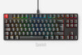 Glorious PC GMMK Customizable / Barebones ISO TKL RGB LED Mechanical Keyboard None