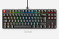 Glorious PC GMMK Customizable / Barebones ISO TKL RGB LED Mechanical Keyboard None