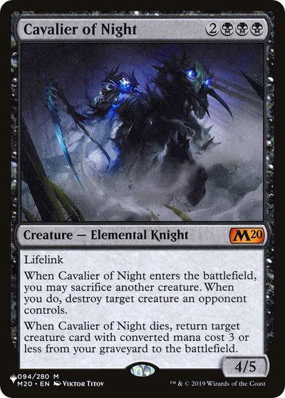 Cavalier of Night - 094/280 - (The List Reprints)