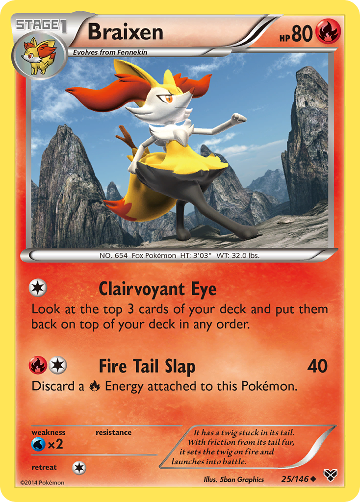 Braixen 25 146 Xy