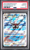2023 POKEMON SWORD AND SHIELD CROWN ZENITH GG50 FULL ART/DARKRAI VSTAR PSA 10
