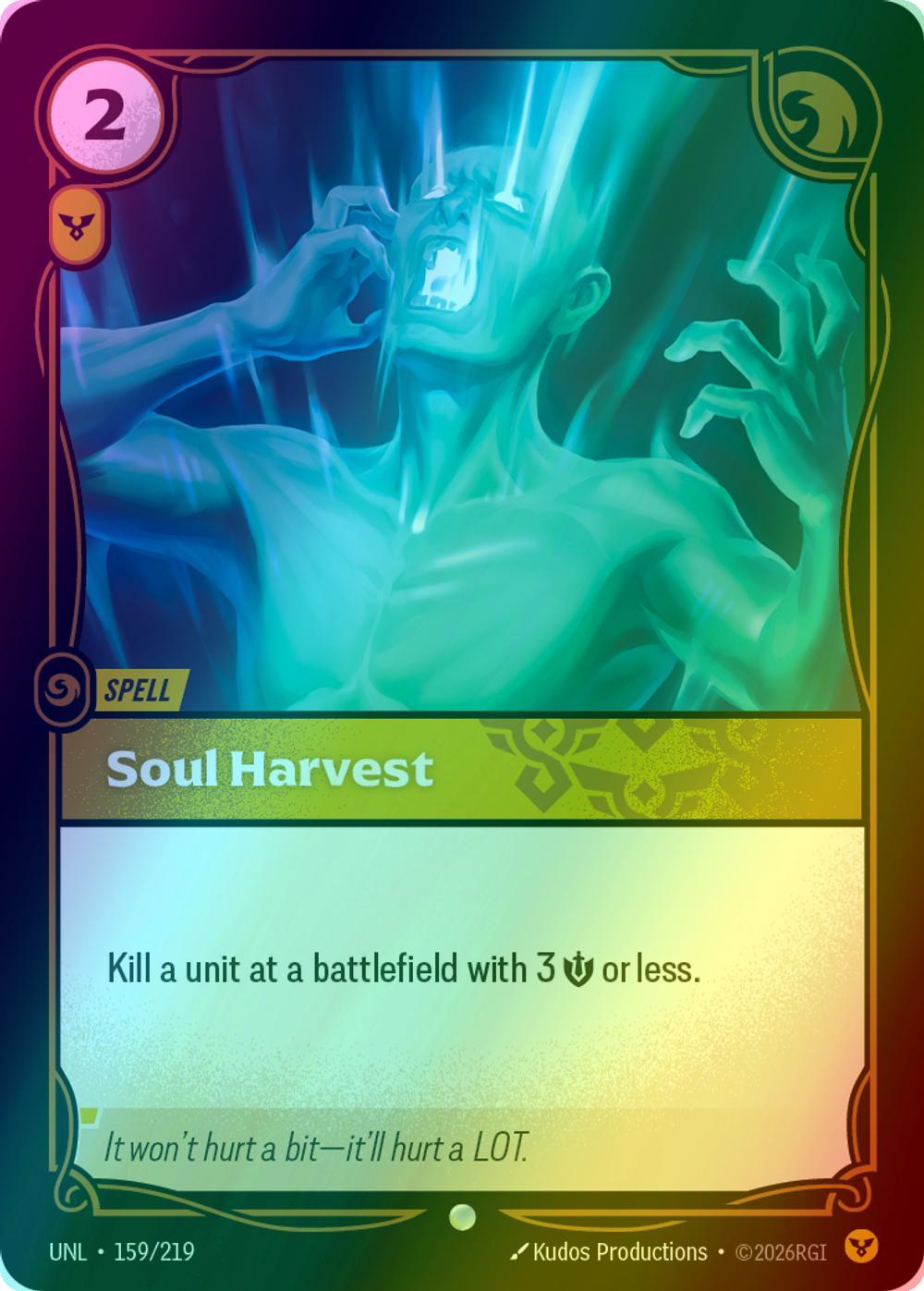 Soul Harvest - 159/219 [Unleashed] [Foil]