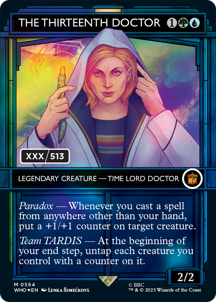The Thirteenth Doctor (WHO-564Z) - Doctor Who: (Showcase) (Borderless) Foil