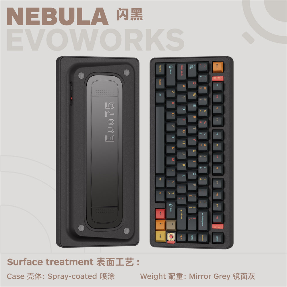Evoworks Evo75 Aluminum Hotswap Wireless Keyboard