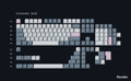 GMK Fuji Cherry Profile Double Shot ABS Keycap Set