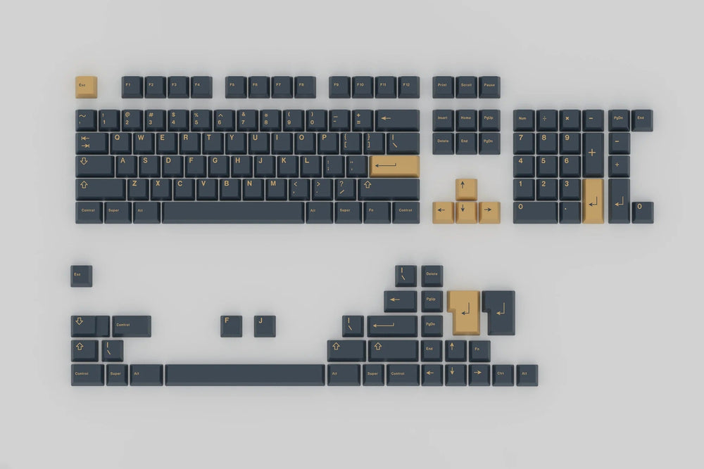 GMK Moonlight Base 137 Key Cherry Profile Keycap Set
