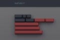 GMK Shadow Cherry Profile Double Shot ABS Keycap Set