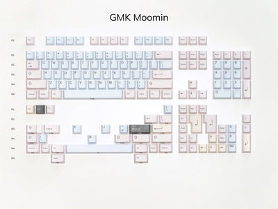 GMK Moomin Base 155 Key Cherry Profile Double Shot ABS Keycap Set