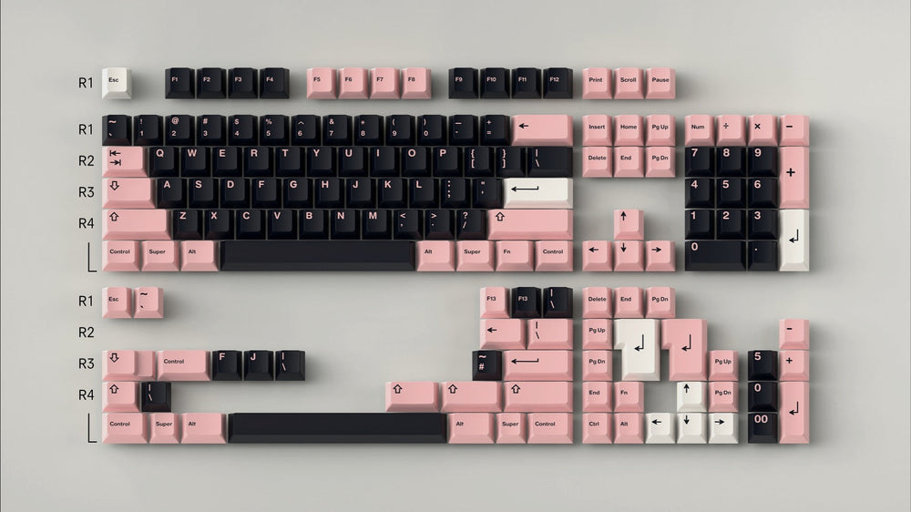 GMK Truffelschwein Base 153 Key Cherry Profile Double Shot ABS Keycap Set