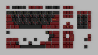 GMK Higanbana Base 147 Key Cherry Profile Double Shot ABS Keycap Set