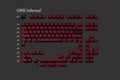 GMK Infernal Base 121 Key Cherry Profile Double Shot ABS Keycap Set