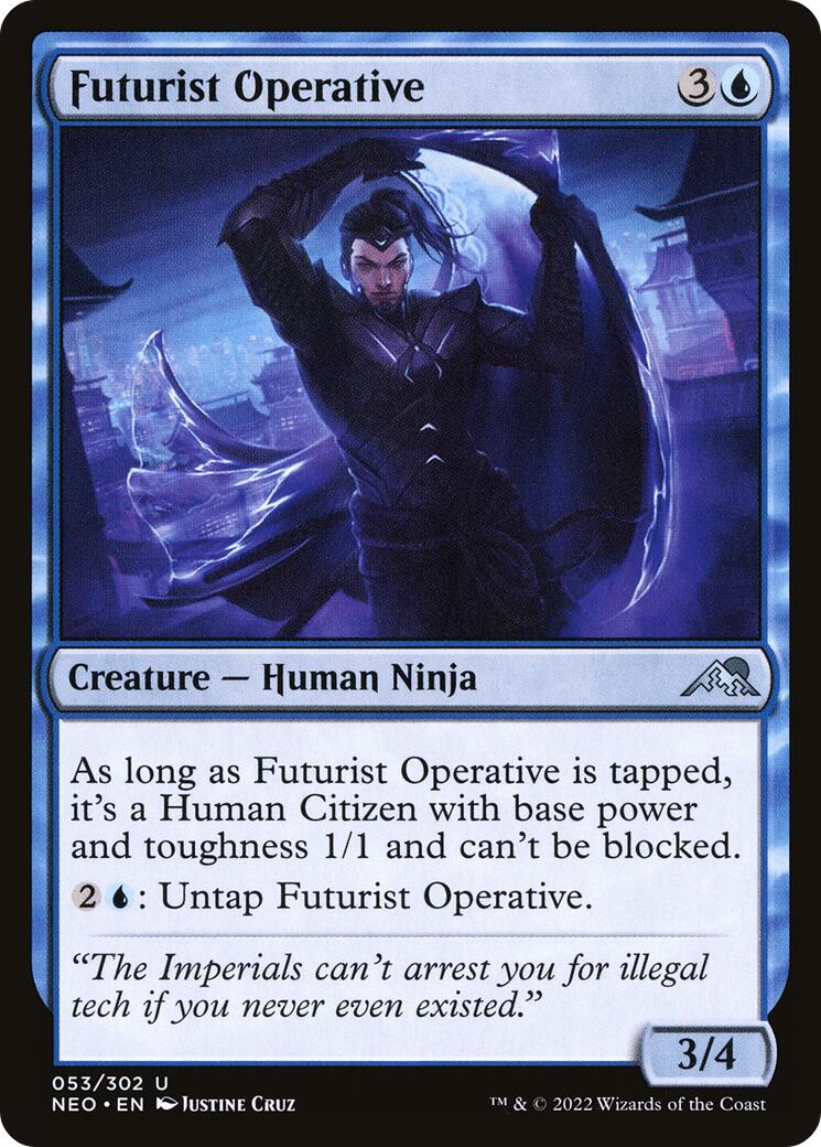 Futurist Operative - 53 - (Kamigawa: Neon Dynasty)