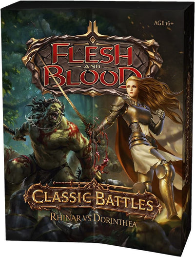 Flesh and Blood Classic Battles Rhinar vs. Dorinthea