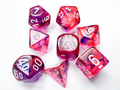 Chessex Lab Dice Nebula Black Light Special Polyhedral 8 Dice Set 30057