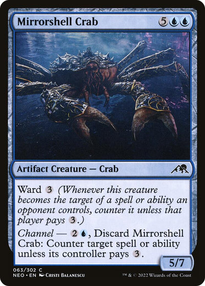 Mirrorshell Crab - 63 - (Kamigawa: Neon Dynasty)