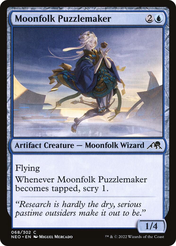 Moonfolk Puzzlemaker - 68 - (Kamigawa: Neon Dynasty)