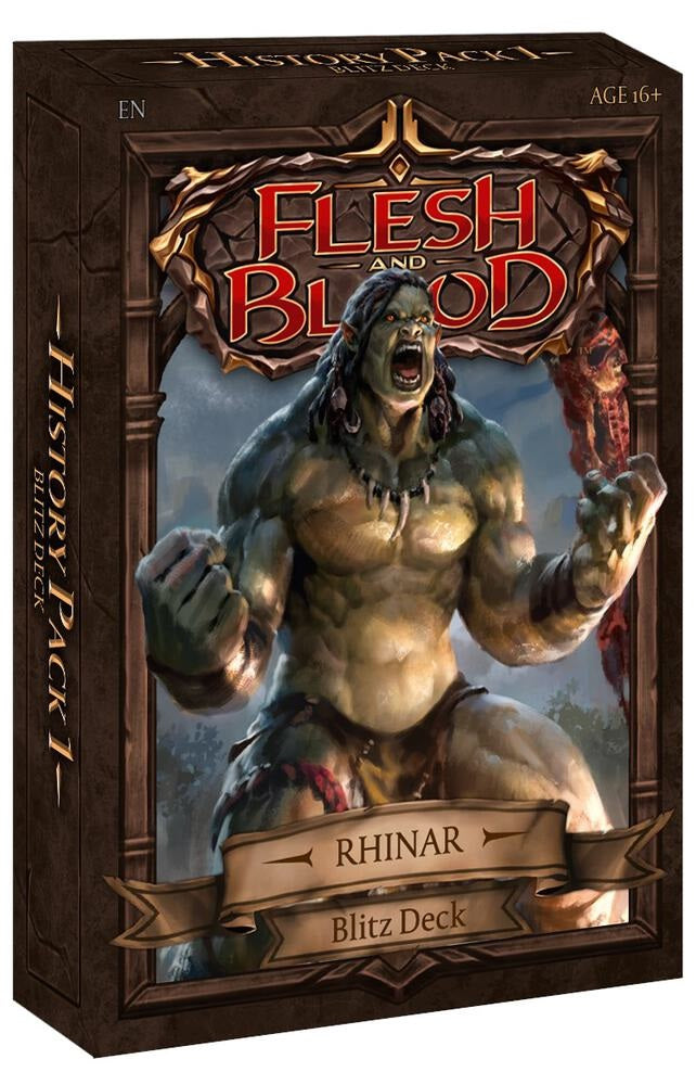 Flesh and Blood History Pack 1 Blitz Deck Rhinar