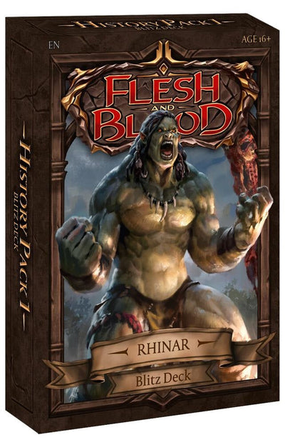 Flesh and Blood History Pack 1 Blitz Deck Rhinar