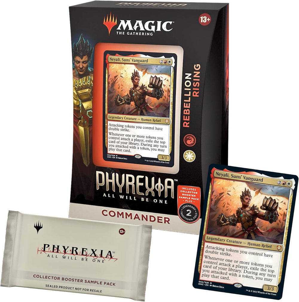Magic The Gathering Phyrexia All Will Be One Commander Deck Rebellion Rising