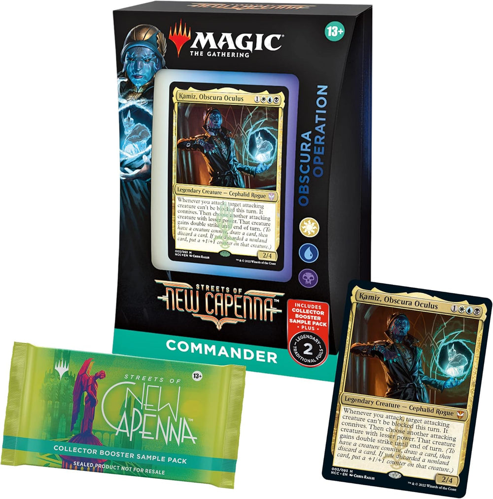 Magic The Gathering Streets of New Capenna Commander Deck Obscura Operation