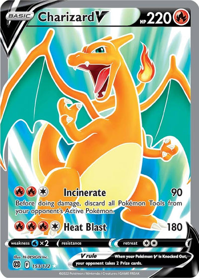 Charizard V (Full Art) - 153/172 - (SWSH09: Brilliant Stars)