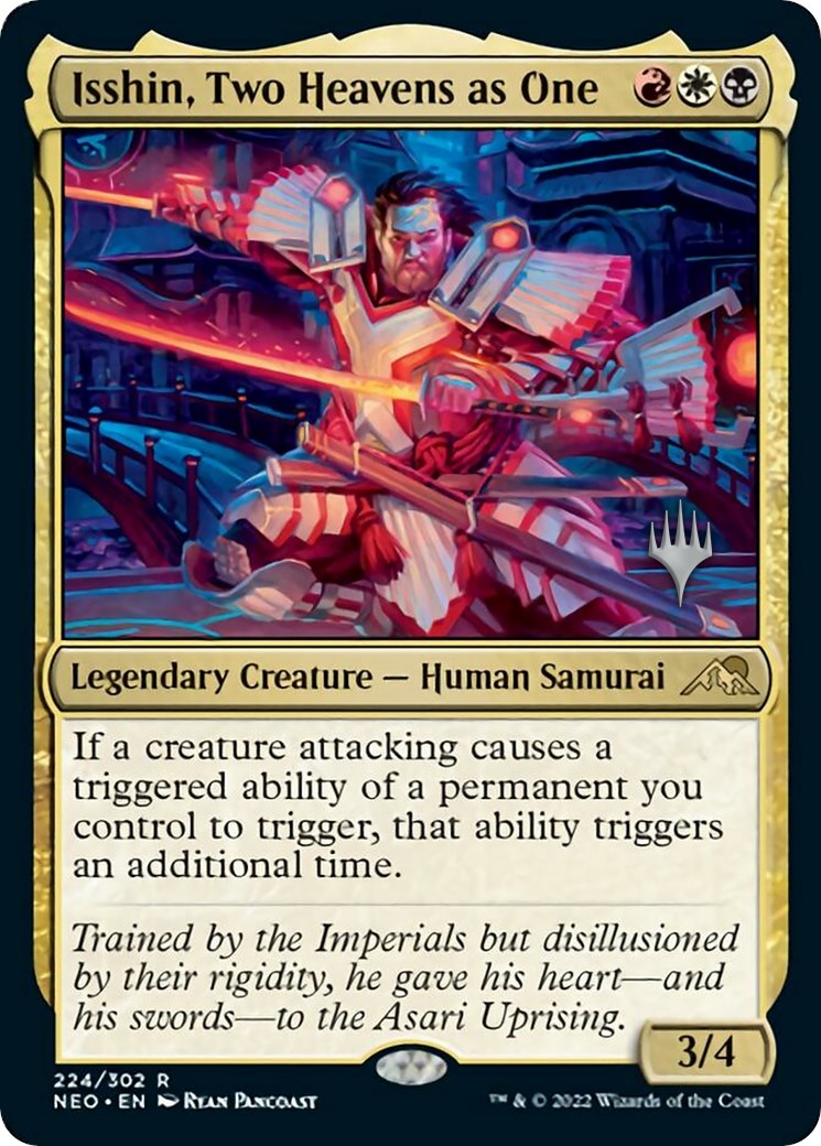 Isshin, Two Heavens as One - 224 - (Promo Pack: Kamigawa: Neon Dynasty)