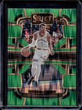 2023/24 Panini Select Victor Wembanyama #87 Rookie Green Shock Prizm