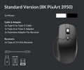 Keychron M6 All Silent PixArt 3950 Wireless 8K Steel Scroll Wheel Mouse
