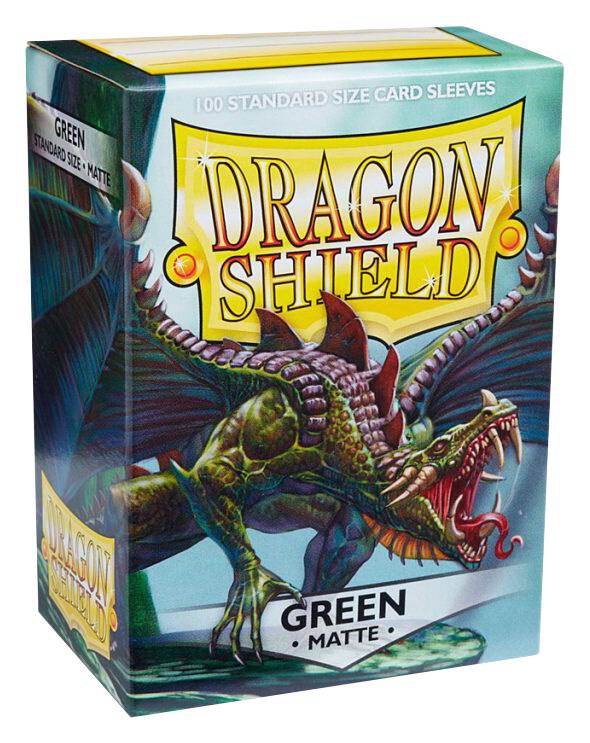 Dragon Shield Standard Matte Card Sleeves Green 100ct