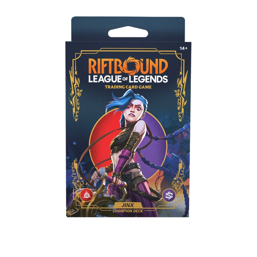 Riftbound League of Legends TCG Set One - Origins Champion Deck Display Jinx