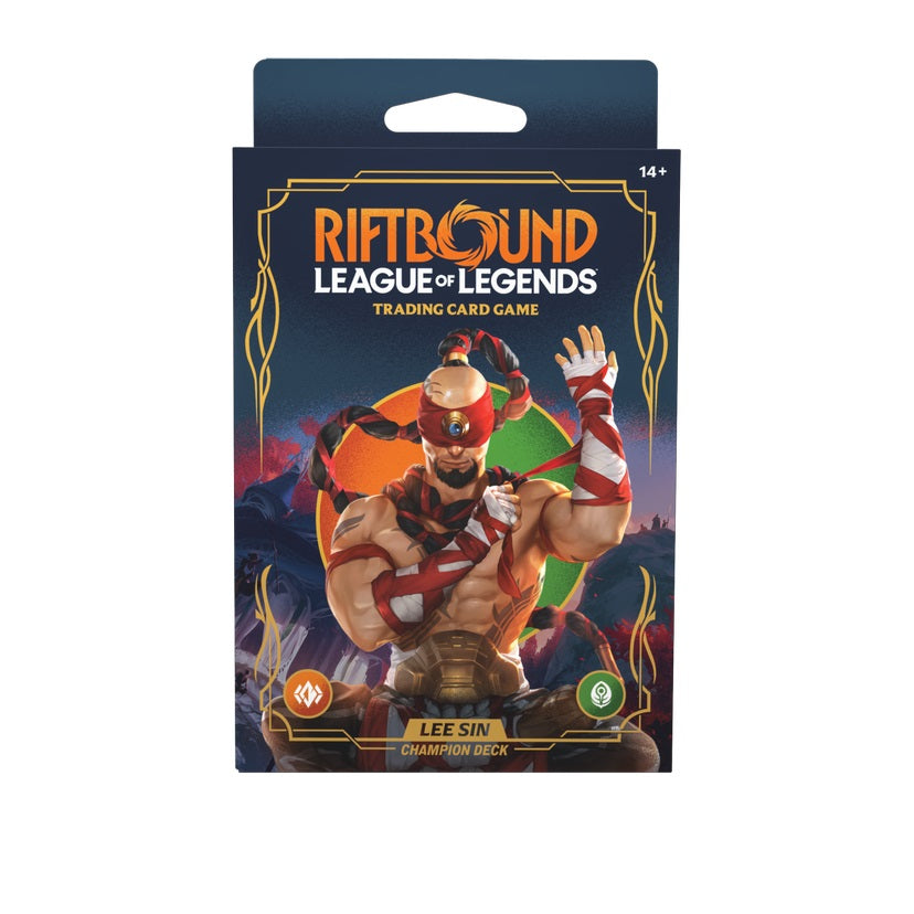 Riftbound League of Legends TCG Set One - Origins Champion Deck Lee Sin