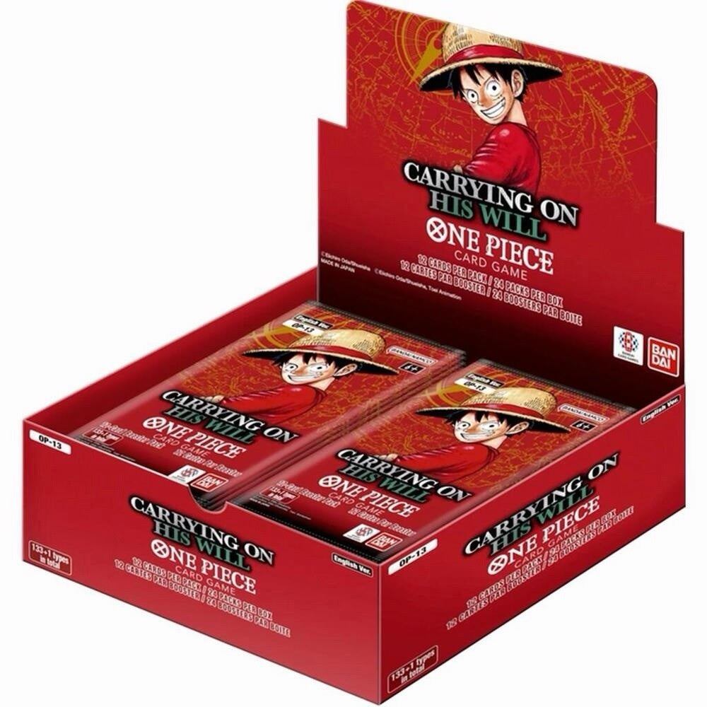 One Piece TCG Carrying On His Will Booster Display (OP 13)